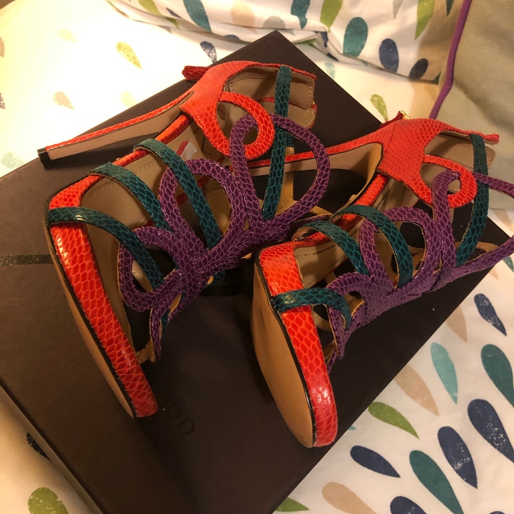 Brian Atwood strap sandal heels - Picture 6 of 7